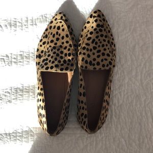 Madewell calf hair loafers